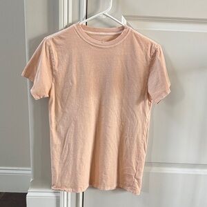 Women’s Aeropostale Loose Fit Peach Tee shirt XS Distressed